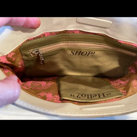 White Large Juicy Couture purse - Picture 5 of 7